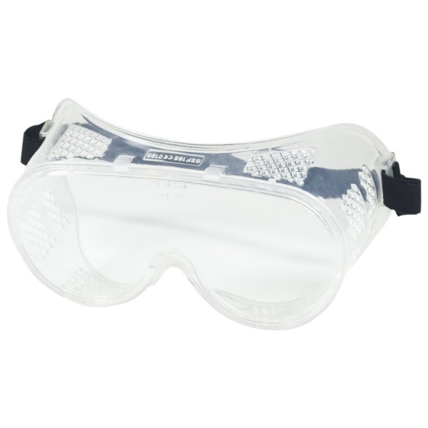 Westfalia Vollsichtschutzbrille mit Ventilation PC 1 mm, mit verstellbarem Kopfband, EN 166