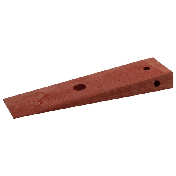Dönges Rüstholz EGS, rot lasiert Holzkeil 5 x 12 x 45 cm