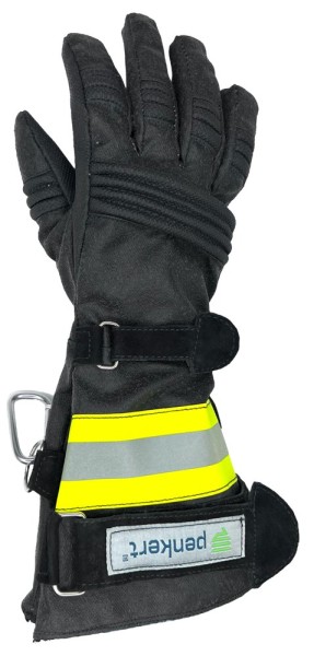 Feuerwehrschutzhandschuhe Textil | Penkert | FIREDEVIL PREMIUM 3.0 LONG | Größe 5-13 | EN 659:2003+A1:2008 | Kontakthitzeschutz | minimaler Schrumpf