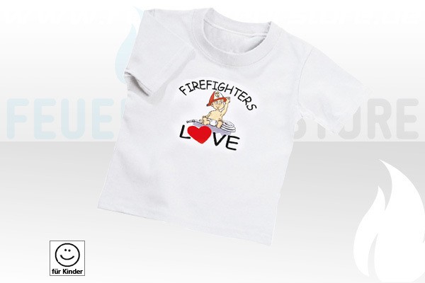Kinder T-Shirt "Firefighters Love"