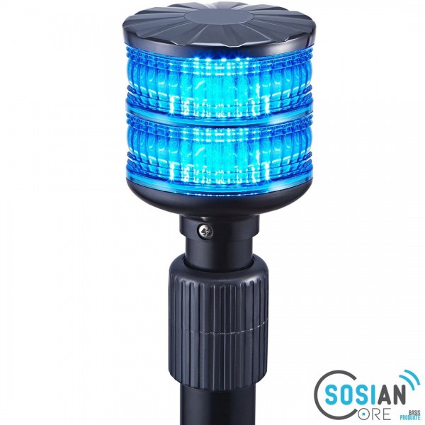 SOSIAN CORE-MC2 Motorrad Kennleuchte R65 LED blau