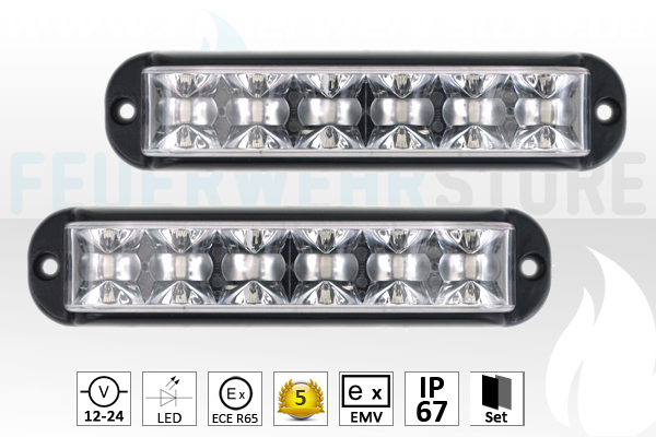 TR18 | LED Frontblitzer + Scheinwerfer | ECE-R65 | 12-24VDC