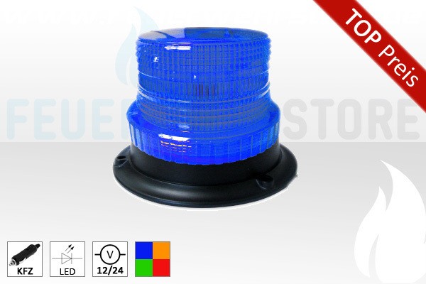 LED Kennleuchte FS130 blau Festmontage